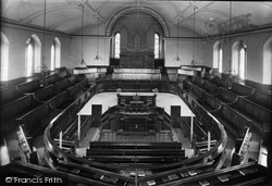The Wesleyan Church, Interior 1911, Porthleven