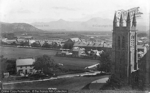 Photo of Porthmadog, Church And View 1908