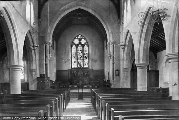 Photo of Porthmadog, Church Interior 1908