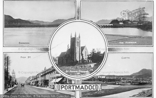Photo of Porthmadog, Composite c.1930