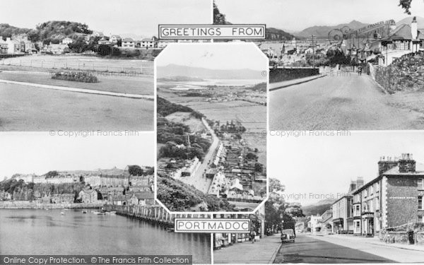 Photo of Porthmadog, Composite c.1955