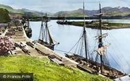 Harbour, From Borth c.1870, Porthmadog