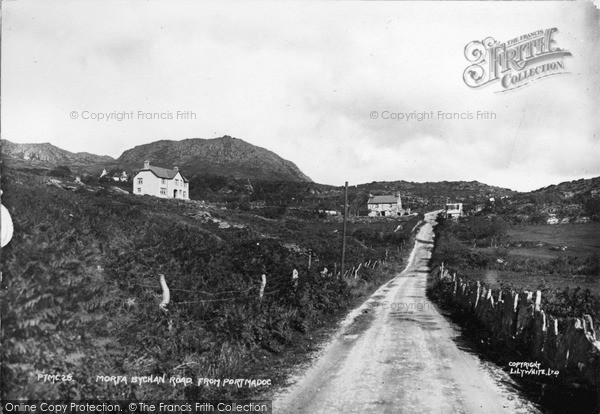 Photo of Porthmadog, Morfa Bychan Road c.1938