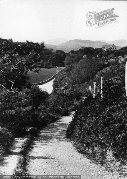 Photo of Porthmadog, On The Footpath From Borth Y Gest c.1932