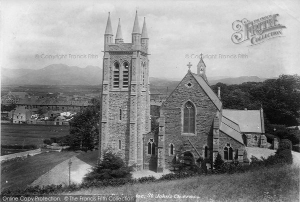 Photo of Porthmadog, St John's Church 1901