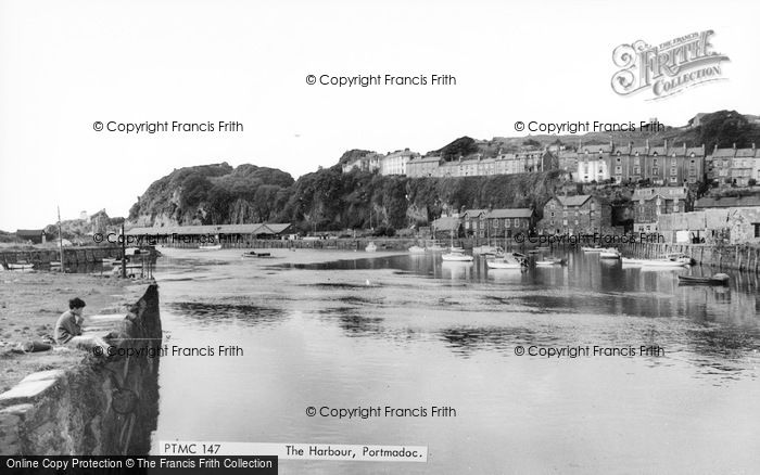 Photo of Porthmadog, The Harbour c.1960
