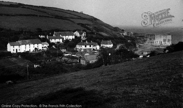 Photo of Porthoustock, The Village 1956