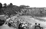 Porthpean, Beach c1955