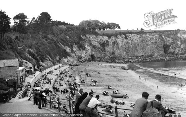 Photo of Porthpean, Beach c1955