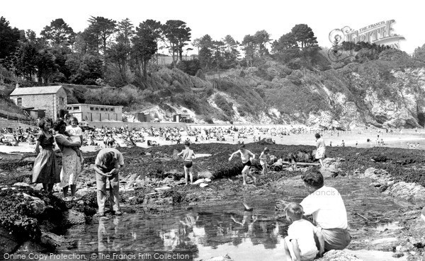 Photo of Porthpean, Beach c1955