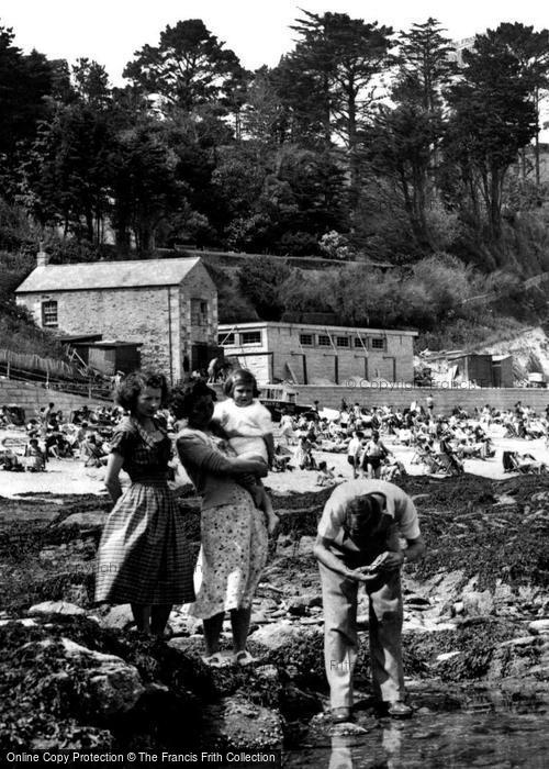 Photo of Porthpean, Beach c.1955