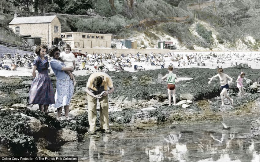 Porthpean, Beach c1955
