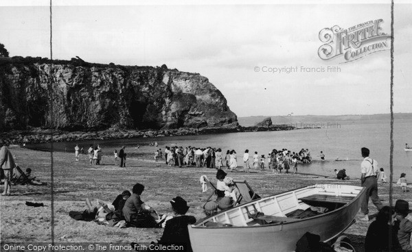 Photo of Porthpean, Beach c.1955