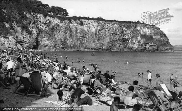 Photo of Porthpean, Beach c.1955