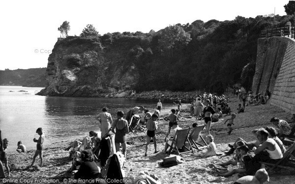Photo of Porthpean, Beach c.1955