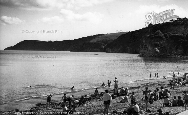 Photo of Porthpean, Beach c.1955