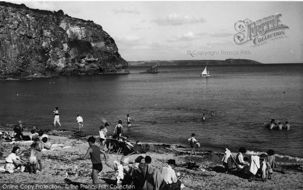 Photo of Porthpean, Beach c.1955