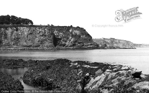 Photo of Porthpean, Cliffs c.1955