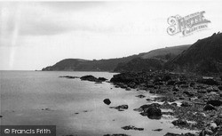 Robins Rock And Rope Haven Cliffs c.1955, Porthpean