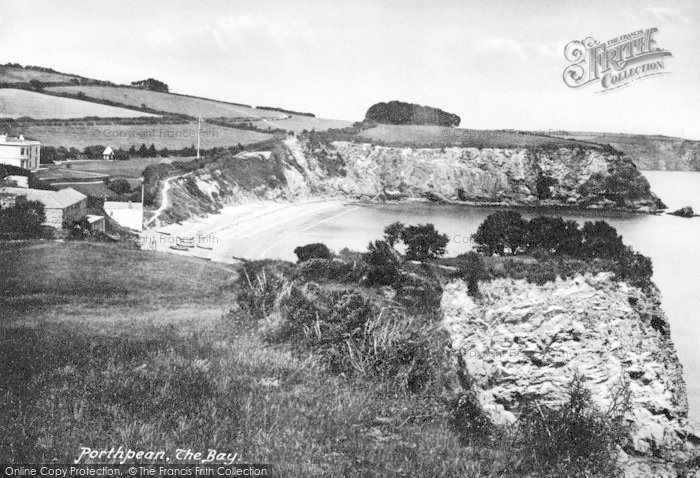 Photo of Porthpean, The Bay c.1884
