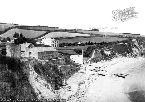 Photo of Porthpean, The Beach c.1884