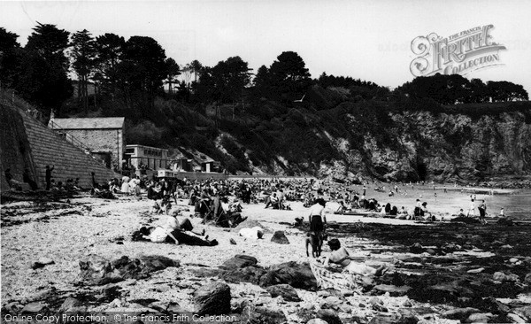Photo of Porthpean, The Beach c.1955