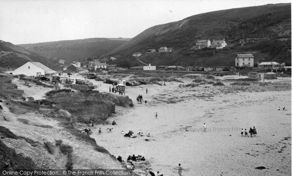 Photo of Porthtowan, Beach c.1950