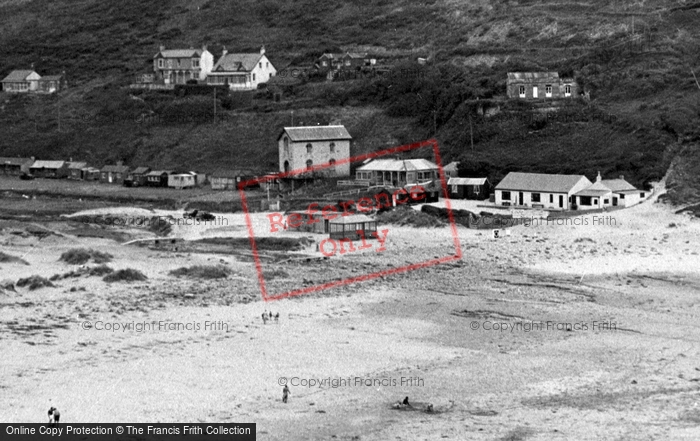 Photo of Porthtowan, Beach c.1950