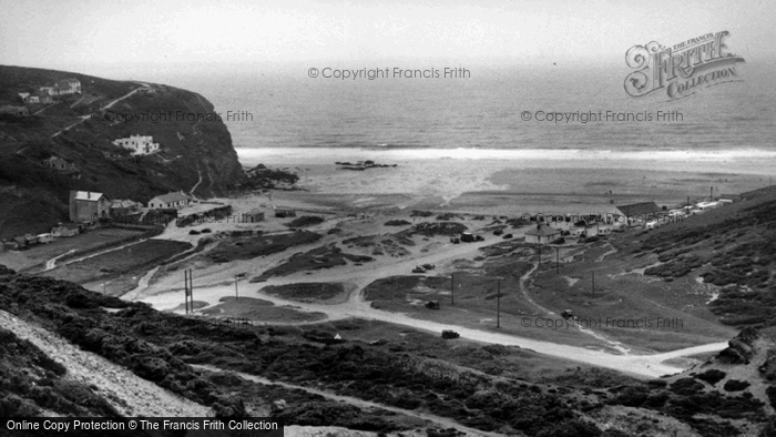 Photo of Porthtowan, Beach c.1955