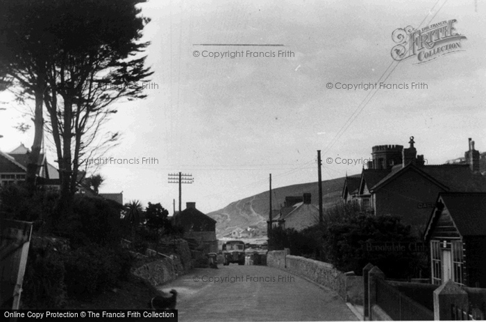 Photo of Porthtowan, Beach Road c.1950