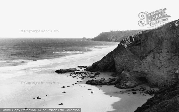 Photo of Porthtowan, Sands And Coast c.1955