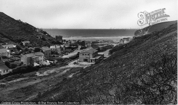Porthtowan, Village and Beach c1955 Photo of Porthtowan, Village And Beach c.1955