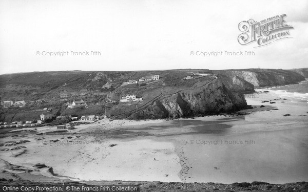 Photo of Porthtowan, West Cliff c.1955
