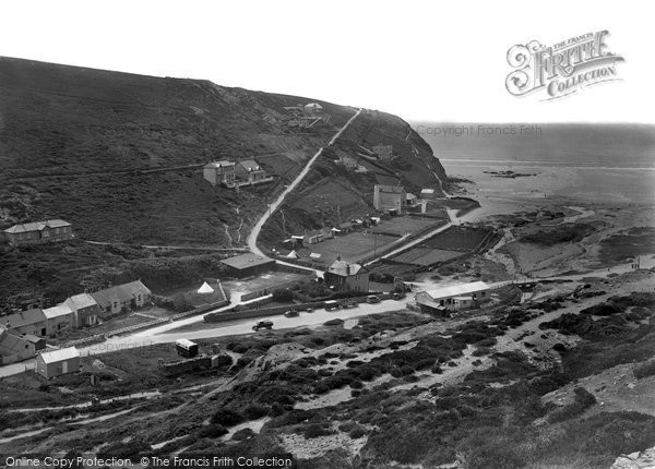 Photo of Porthtowan, Western Cliff 1925