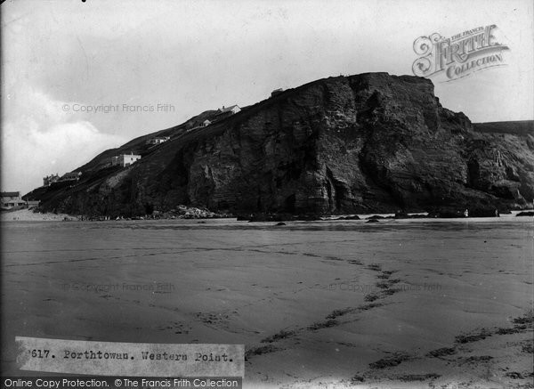 Photo of Porthtowan, Western Point 1925