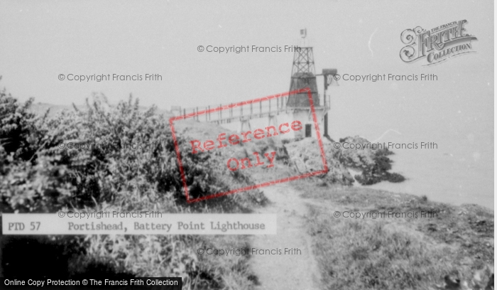 Photo of Portishead, Battery Point Lighthouse c.1960