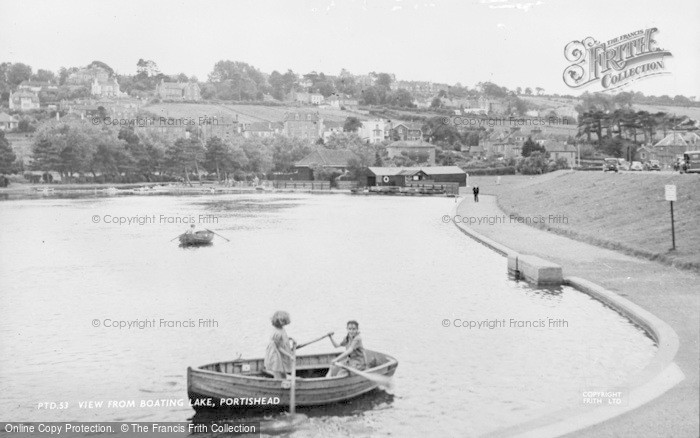 Photo of Portishead, From The Boating Lake c.1960