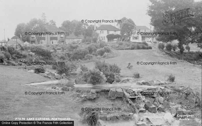Photo of Portishead, Lake Gardens c.1960