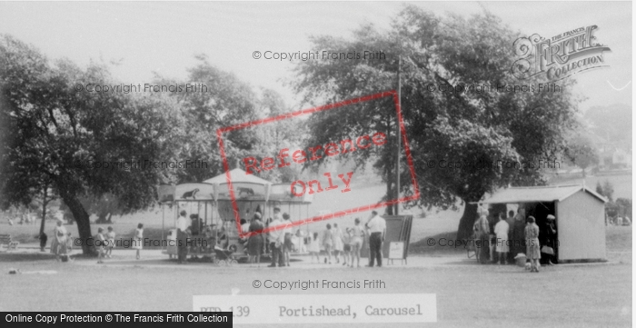 Photo of Portishead, The Carousel c.1965