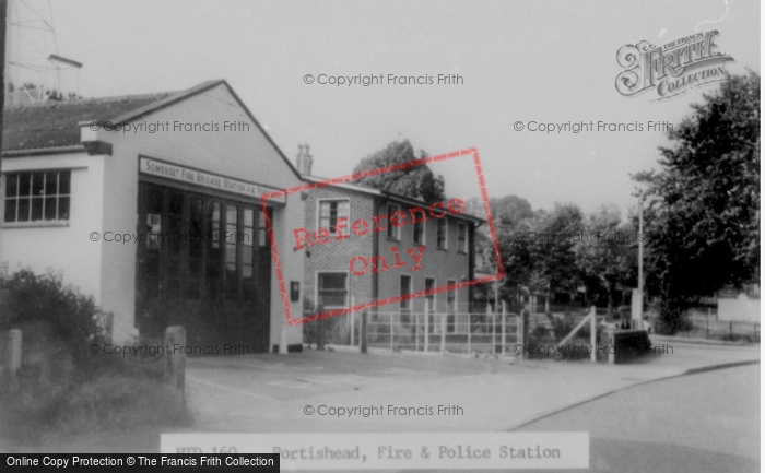 Photo of Portishead, The Fire And Police Station c.1965