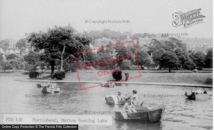 Photo of Portishead, The Marine Boating Lake c.1965