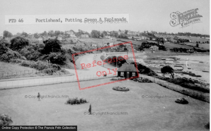 Photo of Portishead, The Putting Green And Esplanade c.1950