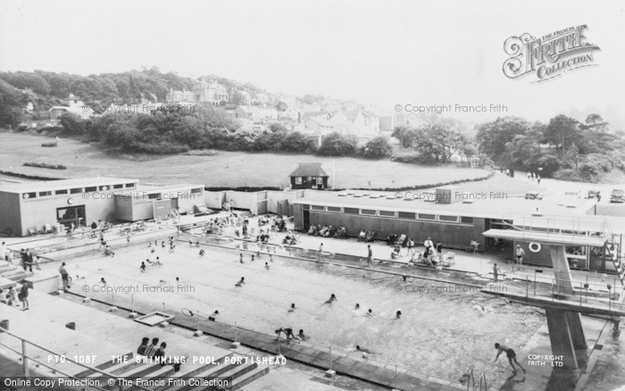 Photo of Portishead, The Swimming Pool c.1960