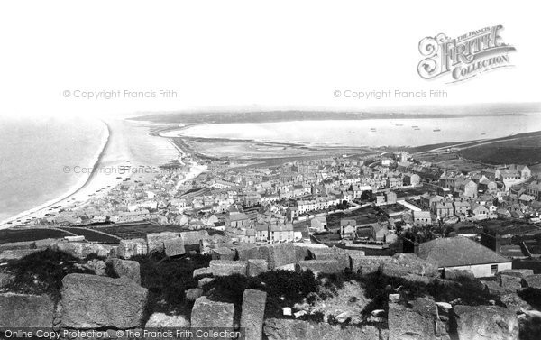 Photo of Portland, And Chesil Beach From Sandsfoot Castle 1890