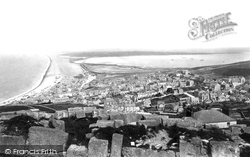 And Chesil Beach From Sandsfoot Castle 1890, Portland
