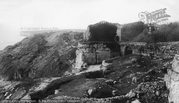 Photo of Portland, Rufus Castle 1890