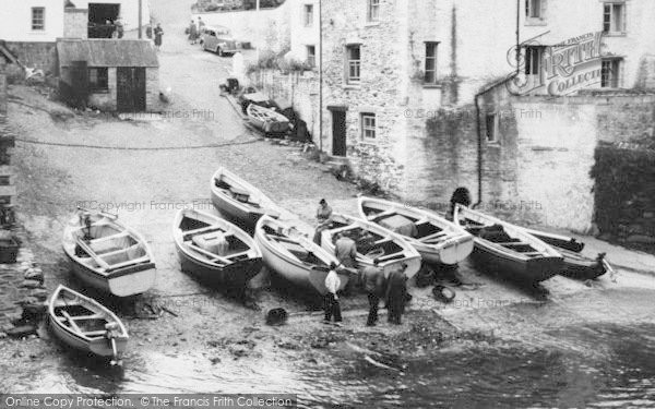 Photo of Portloe, Boats On The Slipway c.1955