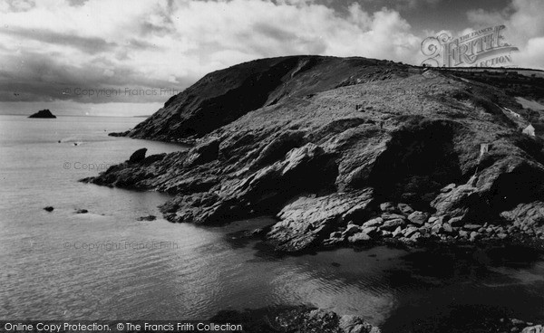 Photo of Portloe, Coast And Gull Rock c.1955