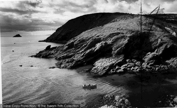 Photo of Portloe, Coast c.1955