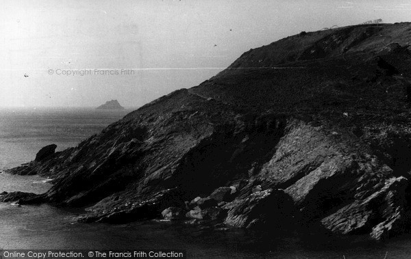 Photo of Portloe, Coastline c.1955
